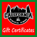 California Survival School Gift Certificates