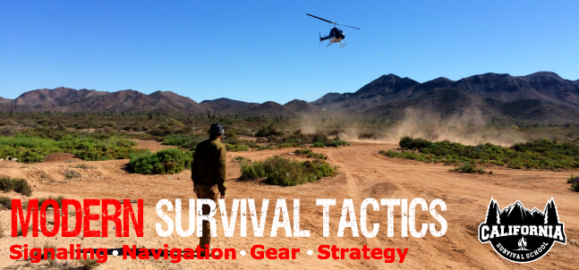 California Survival School Chopper Extract Modern Survival Tactics - Tall Red
